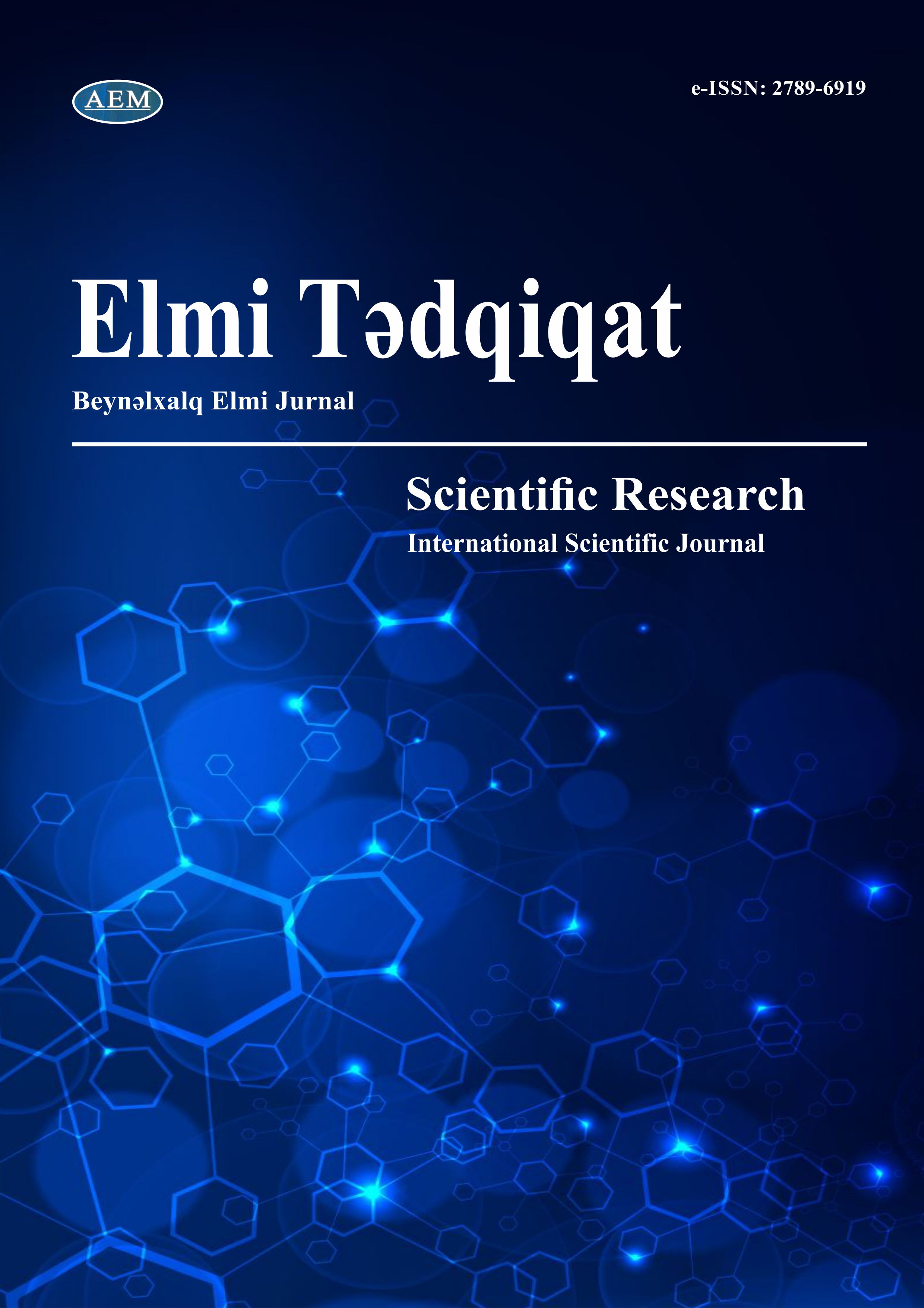 ELMİ TƏDQİQAT  Cild: 5   Sayı: 2